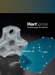 Cover page of the brochure "Hartspröde"