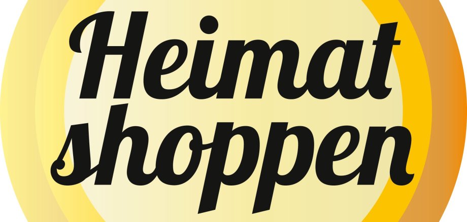 The picture shows the logo of the Heimatshoppen initiative.