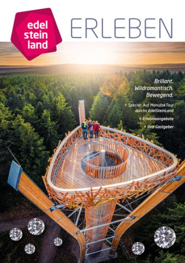 Page de couverture du catalogue de vacances 2023 du EdelSteinLand.